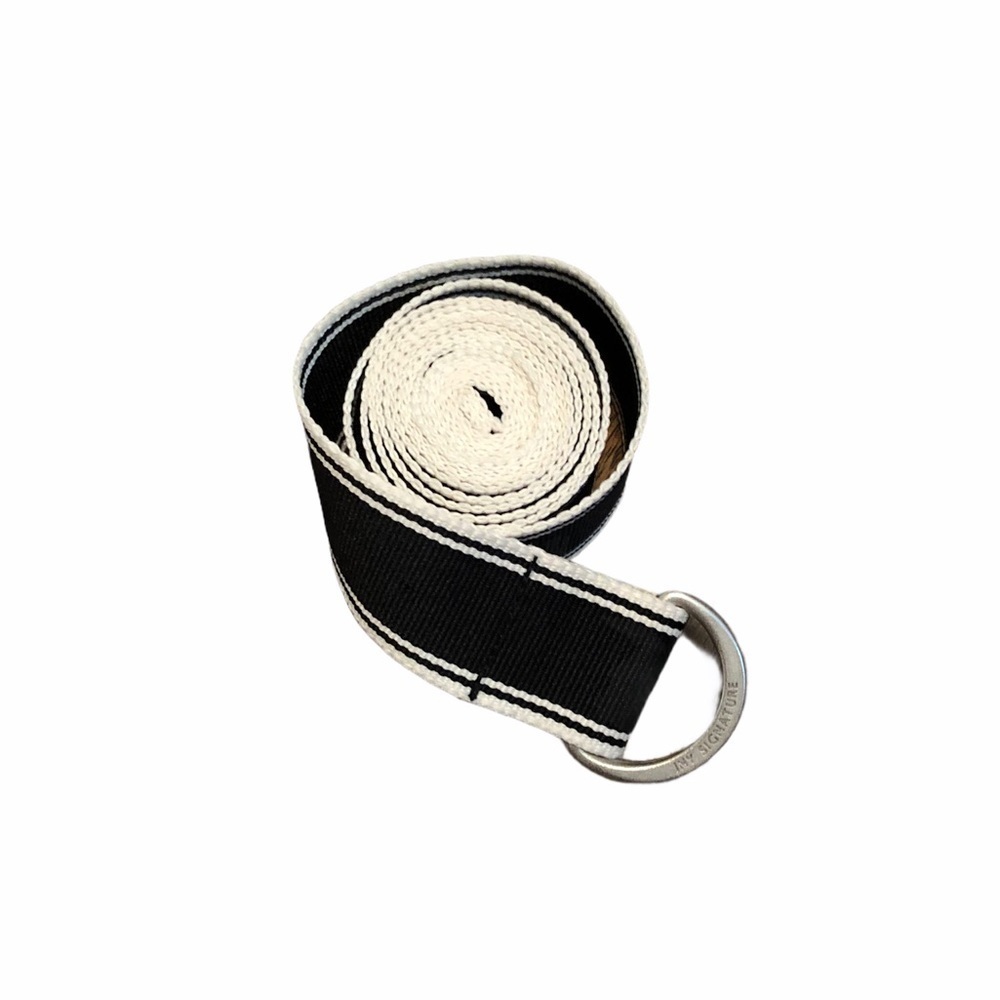 JNY Signature Navy Blue & Off-White Belt